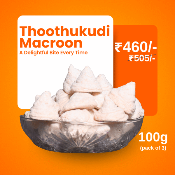 Thoothukudi Macaroon 100g pack of 3
